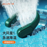 几素 FA12R(4000mAh)涡轮无叶挂脖风扇-升级版灰、粉、绿颜色随机