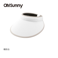 ohsunny-暮光系列-女士蛋糕遮阳帽椰奶白