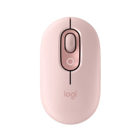罗技(Logitech)POP MOUSE 无线鼠标 蓝牙鼠标 机械键盘高颜值办公鼠标 云霞粉
