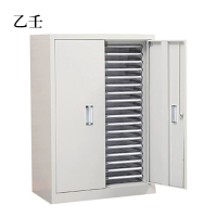 乙壬文件柜抽屉式票据多层分类箱档案柜合同资料架烘焙收纳样品柜带门36抽柜