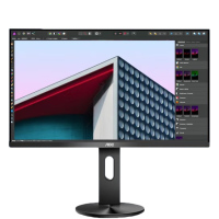 AOC 27吋 2K IPS广视角106%NTSC广色域75Hz 商用办公节能低蓝光不闪旋转升降液晶显示器Q2790PQ