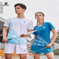 卡尔美乒羽套装定制透气轻盈快干运动套装