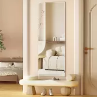 安尔雅全身镜子贴墙自粘家用穿衣镜50*160cm