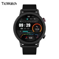 Ticwatch GTA 运动智能手表黑 健身/防水/压力/体温监测/2周续航/表盘市场