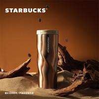 星巴克古铜幻彩翻盖杯473ML经典系列随行杯