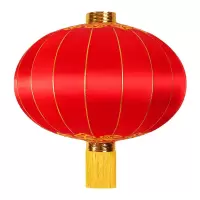 定制红灯笼新年节日国庆印字铁口宫灯户外防水防晒灯笼 60#直径40cm(加厚绸缎)