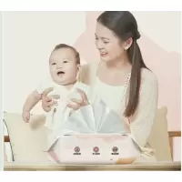 心相印(Mind Act Upon Mind) 湿巾手口专用 无酒精大包湿纸巾80抽