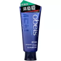 欧贝斯 男士洗面奶130g 清洁补水净爽洁面乳 男士洁颜泥130g