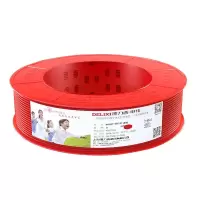 德力西(DELIXI)电线电缆 BV6红色[50米/卷]