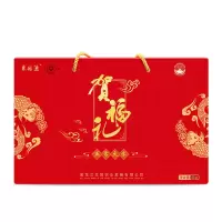 栗稻源 五常大米 新米稻花香2号米 贺福礼年货礼品 公司企业福利 团购 东北大米粳米5kg礼盒装 免邮