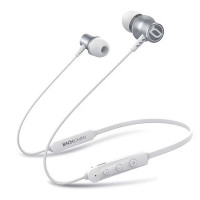 巴赫约翰 BT02 无线蓝牙耳机颈挂脖式运动双耳跑步入耳 纯洁白