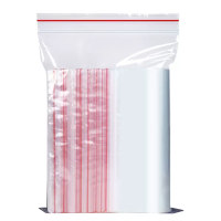 PEIU 透明自封袋 叶食品包装密封袋收纳塑料封口袋子防潮 150*100*0.1mm 100个/包 5号