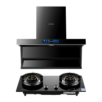 华帝百得烟灶套装油烟机燃气灶具AC16+AQ15 24立方大吸力顶侧三吸 热炫洗 挥手智控 5.0KW大火力 液化气