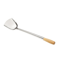 不锈钢铲子炒菜铲钢铲大锅铲 商用餐饮厨师用铲 大号炒铲 2把起批