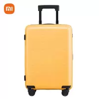 小米(MI)行李箱小型20英寸旅行箱万向轮拉杆箱男女密码箱青春款 黄色