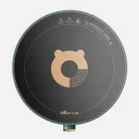 小熊(Bear)电磁炉 圆形2100W大功率爆炒 9段火力 无极旋钮调温防水面板 家用电磁灶电火锅炉DCL-A21B1