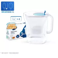 碧然德(BRITA)过滤净水器 家用滤水壶 净水壶 Marella 海洋系列 3.5L滤水壶1壶4芯(白色)