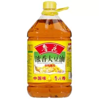 鲁花 食用油 非转基因浓香大豆油 5L