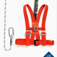 美瑞欧 高空双背安全带 单钩攀岩带 安全扣防坠落带绳安全带 XGD-1 (单位:条)