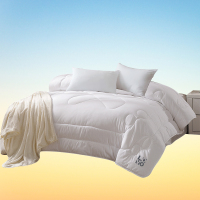 LOVO罗莱生活 春暖花开组合(沁爽暖暖四季被VTT5000+吉祥子母对枕VPF7385-1)