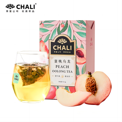 CHALI茶里公司花草茶蜜桃乌龙茶10包冷泡水果茶包乌龙茶叶