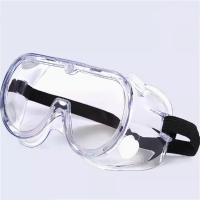卜邻 护目镜 防飞溅防雾防尘眼镜 pvc 5副/盒.