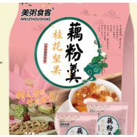 美粥食客 手提大袋小袋装500g桂花坚果藕粉桂花速溶颗粒