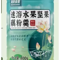 美粥食客速溶水果坚果藕粉羹小罐400g
