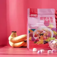 美粥食客混合水果谷物脆坚果燕麦片400g袋装水果可干吃