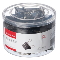 齐心 32mm 24只32mm黑色长尾夹票夹