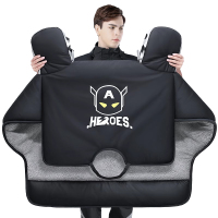 电动摩托车男款挡风被冬季加绒加厚电瓶车防雨防水冬款防风罩