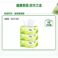心相印(Mind Act Upon Mind) H200茶语系列二层200抽3盒/提