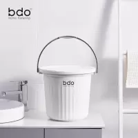 bdo海浪纹小号带盖提桶BDO-6214星际白13L