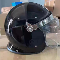 防暴头盔金属大面罩盔