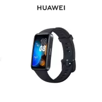 华为HUAWEI手环8 NFC版 幻夜黑 华为运动手环 智能手环 8.99毫米轻薄设计