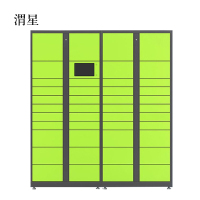 渭星智能快递柜小区快递自提柜派件柜室外寄存柜信报箱储物柜一主一副43格