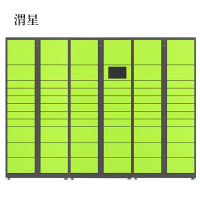 渭星智能快递柜小区快递自提柜派件柜室外寄存柜信报箱储物柜一主两副65格