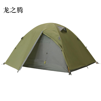龙之腾210*140*110cm加厚帐篷橄榄绿色配铝杆防潮垫地席充气垫