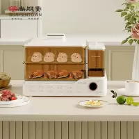 尚朋堂活氧电蒸锅 SPT-ZG064 15L 白色+茶色