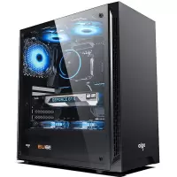 爱国者 A15黑色台式电脑主机箱 支持ATX主板/USB3.0/左侧透/240冷排/宽体机箱(H)