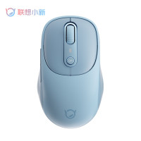 联想(Lenovo) 小新蓝牙无线鼠标Plus 商务办公轻音便携 笔记本台式机电脑鼠标 天青蓝