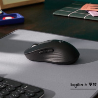 罗技(Logitech)M650鼠标 无线蓝牙鼠标 办公鼠标 双模 企业采购 通用鼠标 m650 L大手型商用版黑色