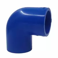 联塑 蓝色PVC 20mm弯头 1个(货期3-5天)