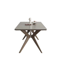 白寅 BY-SMYBCZ1.3M 岩板餐桌 实木框架1.3米(单位:张)