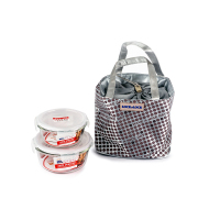 乐扣乐扣(LOCK&LOCK)-便当袋套装(2个圆碗 餐具) LLG901FU