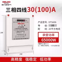 德力西电气电表 DTS606 30(100)点