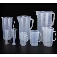 博达泓瑞 塑料量杯 2000ml 刻度量杯烘焙工具 奶茶店用具工具 家用毫升容量杯单位:个