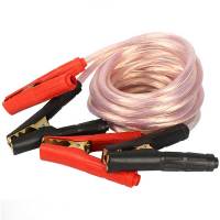 汽车电瓶救援搭火线 接电瓶搭车打火应急线25平方3米X2镀铜夹