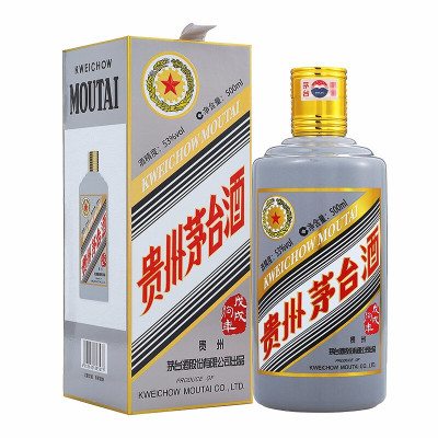 茅台(MOUTAI)生肖纪念 戊戌狗年 酱香型白酒 53度 500ml 单瓶装