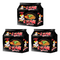 ABD袋装火鸡面132g*5袋/包*3包 够辣才够爽鸡肉味干拌面方便面零食夜宵